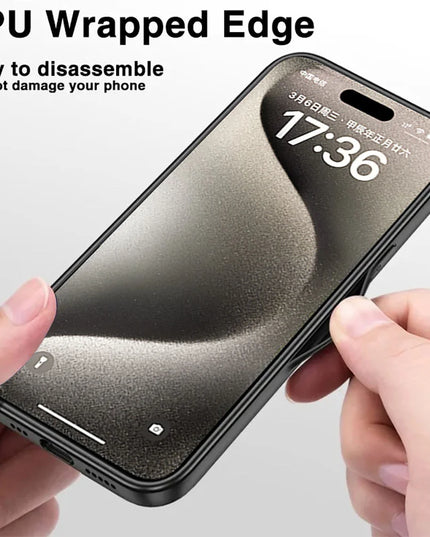 For Magsafe Luxury Leather Shockproof Phone Cases For iPhone 16 15 14 13 12 11 Pro Max 16 Plus Magnetic Wireless Charging Cover