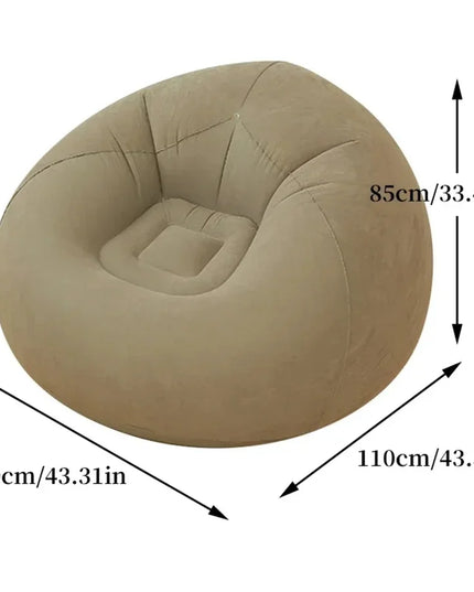 Large Lazy Inflatable Sofa Chairs PVC Lounger Seat Bean Bag Sofas Pouf Puff Couch Tatami Living Room Supply
