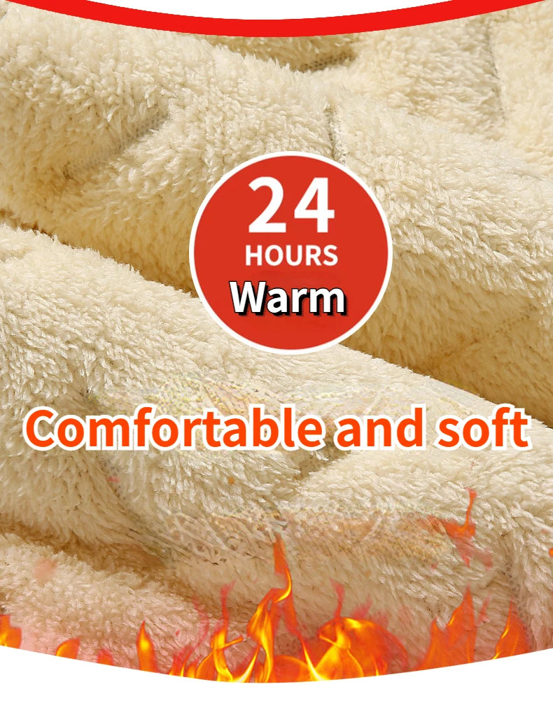 Winter Down Cotton Pants Men's Outdoor Plush Thick Velvet Warm Sports Pants Lambswol Casual Waterproof Windproof Ski Pants 7XL