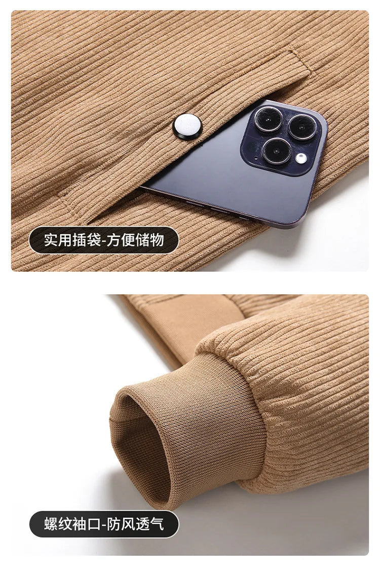 Winter Jacket Men's Thermal Jacket Men's Cold-proof Clothes Casual Outdoor Fattening Large Size Tooling Top Men's New Models