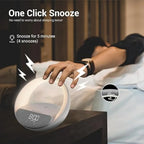 Colsur 15W Wireless Charger Bluetooth Speaker Alarm Clock, Sunrise Simulation Adjustable LED Night Light Alarm Clock Function