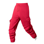 Men's Joggers Pants Loose Drawstring Long Pants Men Multi-pocket Sweatpants Casual Cargo Trousers For Men Fitness