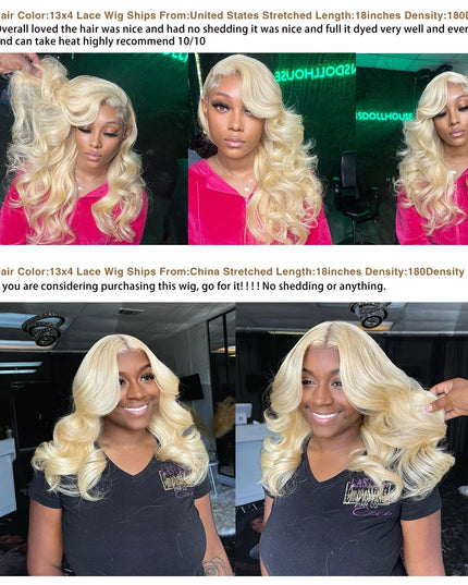 Body Wave 613 Hd Lace Frontal Wig 13x6 Human Hair Wigs 13x4 Transparent Lace Honey Blonde Glueless Wigs For Women 180 Density