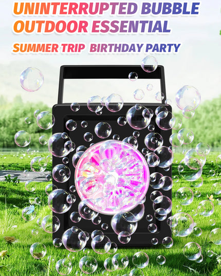 10 hole fully automatic bubble blowing handheld electric bubble machine toy outdoor birthday without battery and bubble water