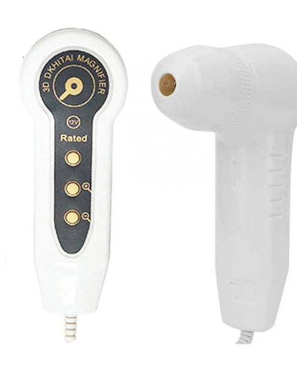 Magnifying Skin Analyzer Rechargeable Detector Hair Follicle Oil Moisture Pigment Tester Scalp/Face Skin Care Monitor 50X/200X