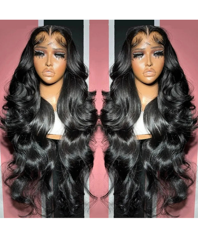 Transparent Lace Frontal Wig Body Wave Wigs Human Hair