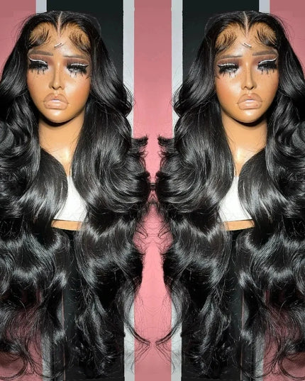Transparent Lace Frontal Wig Body Wave Wigs Human Hair