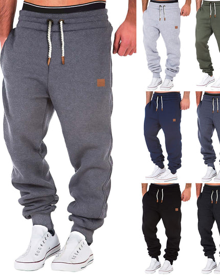 Men's Winter Warm Thermal Trousers Casual Athletic Fleece Pants Jogging Pants Men Sport Discovery Channel Pants Hot Overalls