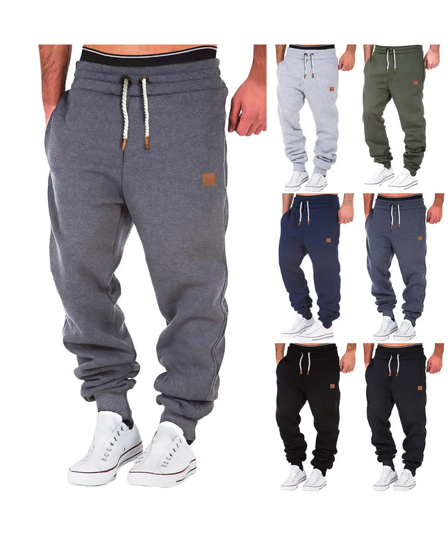 Men's Winter Warm Thermal Trousers Casual Athletic Fleece Pants Jogging Pants Men Sport Discovery Channel Pants Hot Overalls