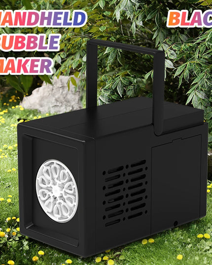 10 hole fully automatic bubble blowing handheld electric bubble machine toy outdoor birthday without battery and bubble water