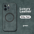 For Magsafe Luxury Leather Shockproof Phone Cases For iPhone 16 15 14 13 12 11 Pro Max 16 Plus Magnetic Wireless Charging Cover