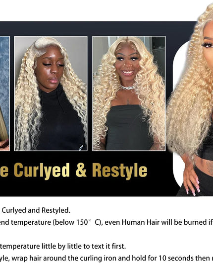 Body Wave 613 Hd Lace Frontal Wig 13x6 Human Hair Wigs 13x4 Transparent Lace Honey Blonde Glueless Wigs For Women 180 Density