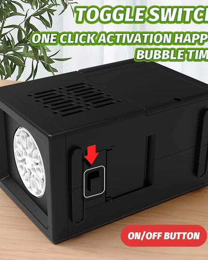 10 hole fully automatic bubble blowing handheld electric bubble machine toy outdoor birthday without battery and bubble water