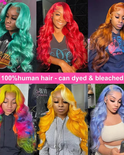 Body Wave 613 Hd Lace Frontal Wig 13x6 Human Hair Wigs 13x4 Transparent Lace Honey Blonde Glueless Wigs For Women 180 Density