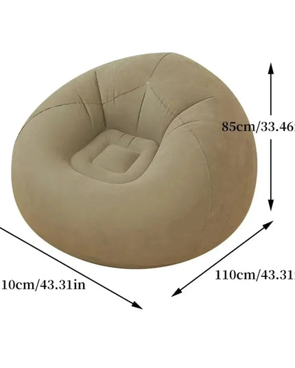 Large Lazy Inflatable Sofa Chairs PVC Lounger Seat Bean Bag Sofas Pouf Puff Couch Tatami Living Room Supply
