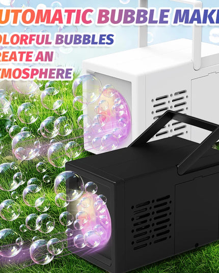 10 hole fully automatic bubble blowing handheld electric bubble machine toy outdoor birthday without battery and bubble water