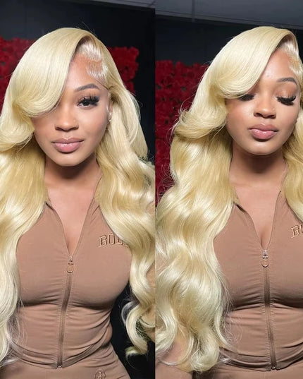 Body Wave 613 Hd Lace Frontal Wig 13x6 Human Hair Wigs 13x4 Transparent Lace Honey Blonde Glueless Wigs For Women 180 Density