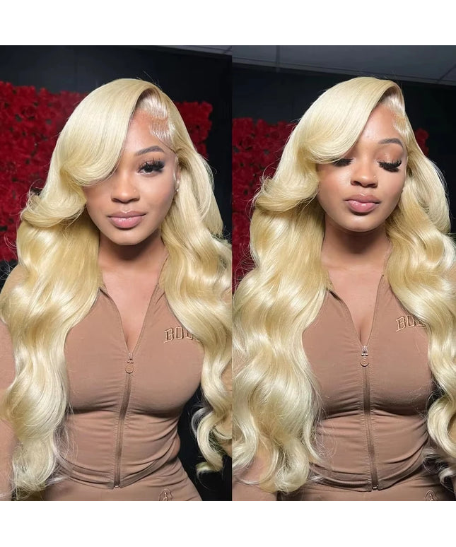 Body Wave 613 Hd Lace Frontal Wig 13x6 Human Hair Wigs 13x4 Transparent Lace Honey Blonde Glueless Wigs For Women 180 Density