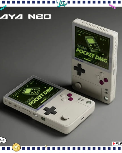 AYANEO Pocket DMG Game Console 3.92Inch OLED 1240*1080 Resolution Screen 6000mAh Gyroscope Custom Handheld Game Consoles Gifts