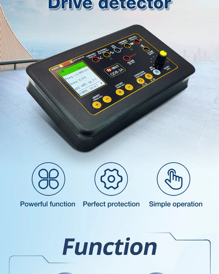 QDB3A Auto Ignition Coil Tester Car IAC Idle Stepper Motor Solenoid Valve Injector Actuator Fault Detector Driver PWM Generator