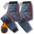 Winter Lambswool Down Pants Warm Thicken Sweatpants Men Fashion Joggers Water Proof Casual Pants Men Brand Plus Fleece Trousers