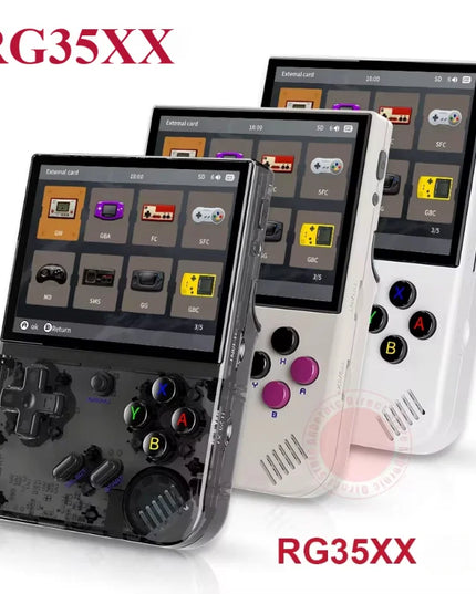 RG35XX Handheld Game Console 3.5 inch IPS Screen Linux System 64G/128G TF Card Built-in 5470+ Games Miyoo Handheld Game Player