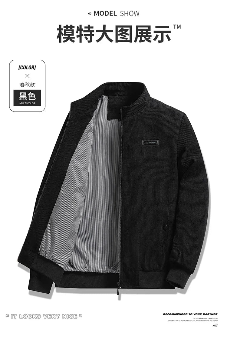 Winter Jacket Men's Thermal Jacket Men's Cold-proof Clothes Casual Outdoor Fattening Large Size Tooling Top Men's New Models