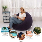 Large Lazy Inflatable Sofa Chairs PVC Lounger Seat Bean Bag Sofas Pouf Puff Couch Tatami Living Room Supply