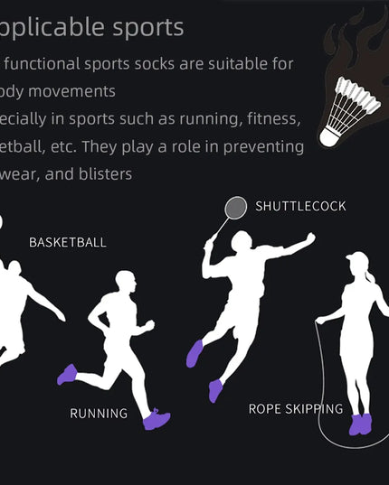 3 Pairs Sports Socks Men Women Short Running Socks Performance Ankle Cushion Wear-resistant Anti Slip Basketball Casual Socks