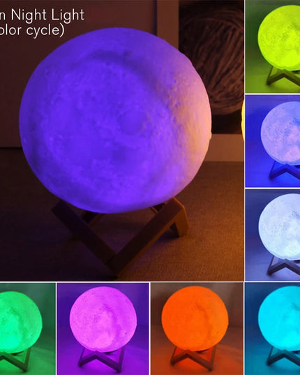 Book Light LED Moon Light Galaxy Light, Moon Night Light, Girl, Boy, Child Birthday Gift, Bedroom Decoration Indoor lighting