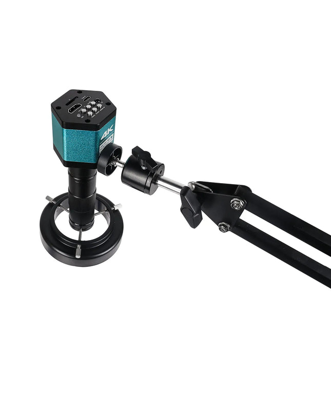 4K Microscope 48MP Digital Microscope For Electronics USB Industrial Cameras HDMI 1-150X Zoom C-Mount Lens Phone Pcb Soldering