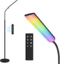 LED Floor Lamp, Bright 15W Floor Lamps for Living Room with 1H Timer, Stepless Adjustable 3000K-6000K Colors & Brightness