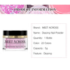 5g Dipping Nail Powder Set Red Nail Glitter Dipping System Kit For Manicure Nail Art Decorations Natural Dry Without Lamp Cure