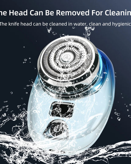 Mini Electric Razor Wet and Dry Washable Razor Fast Charging Digital Display Portable Electric Shaver 1 Hour Charge Time Upgrade