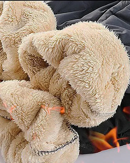Winter Down Cotton Pants Men's Outdoor Plush Thick Velvet Warm Sports Pants Lambswol Casual Waterproof Windproof Ski Pants 7XL