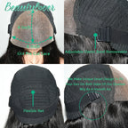 30 Inch Water Wave Glueless Wig Human Hair Ready To Wear 6X4 Glueless Wigs Human Hair Brazilian Human Hair Wigs PreCut For Women