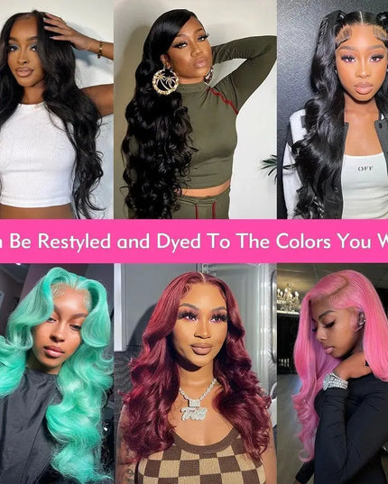 13x6 13x4 Body Wave Lace Front Wigs Human Hair PrePlucked Transparent Lace Frontal Wigs Human Hair Wigs With Baby Hair For Women