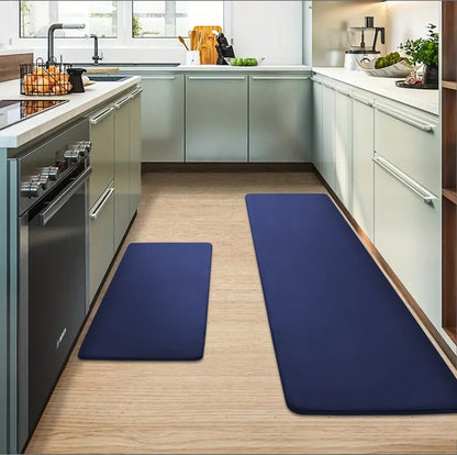 Thickened flannel kitchen floor mats absorbent oil non-slip mats long strips of dirt-resistant carpets entrance door mats