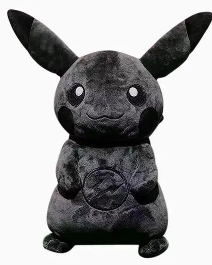 30CM Pokemon X Fragment Anime Character Dark Pikachu Doll Kawaii Pop Doll Black Pikachu Pillow Birthday Gift Female