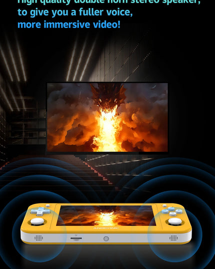 ANBERNIC RG505 Handheld Game Console 4.95″ OLED Touch Screen Android 12 OS Portable Video Game Console Hall Joyctick OTA Update