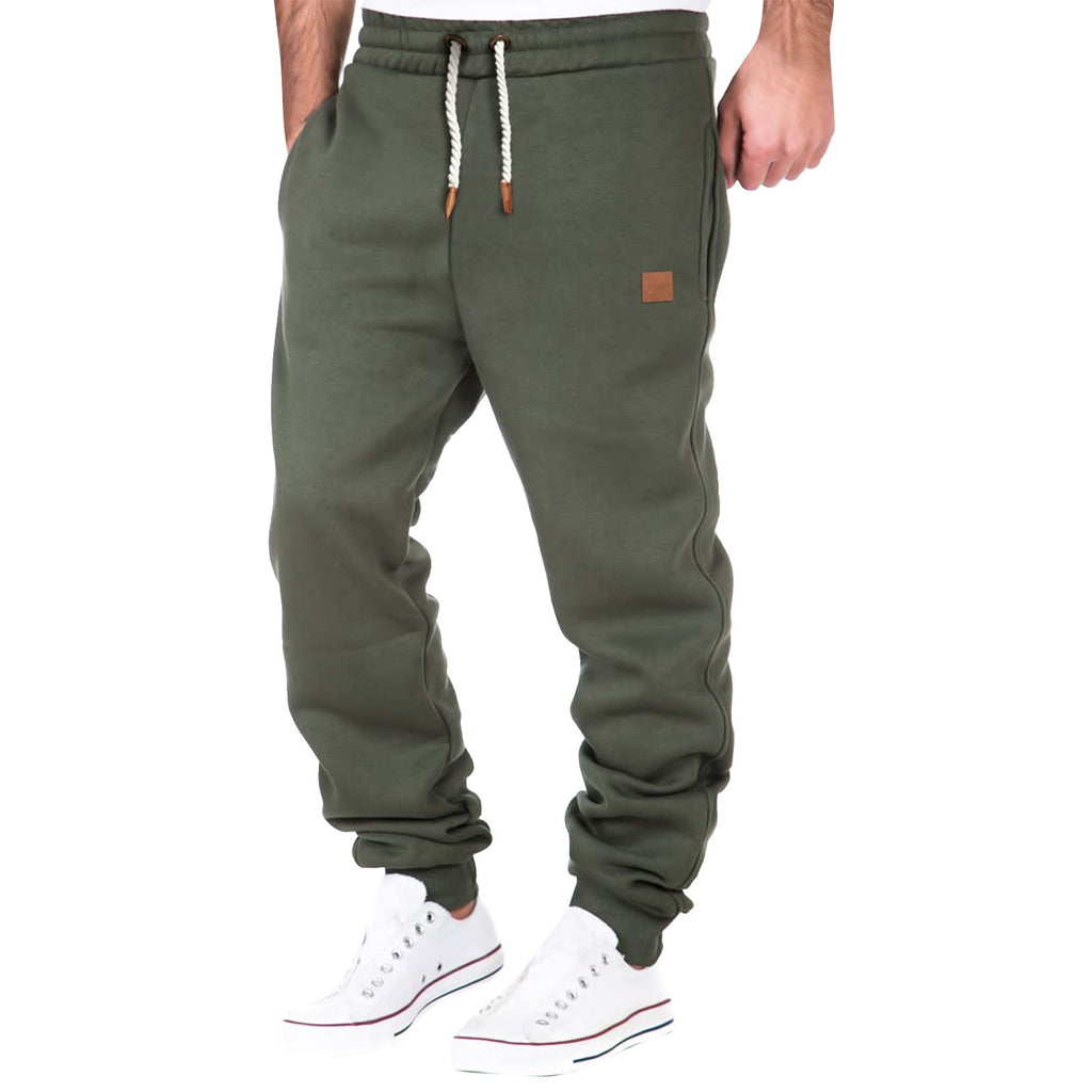 Men's Winter Warm Thermal Trousers Casual Athletic Fleece Pants Jogging Pants Men Sport Discovery Channel Pants Hot Overalls