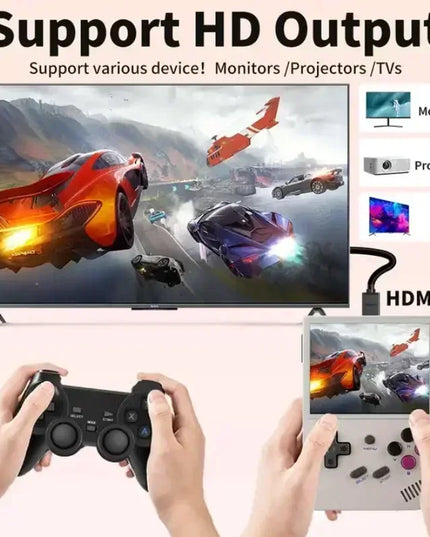 RG35XX Handheld Game Console 3.5 inch IPS Screen Linux System 64G/128G TF Card Built-in 5470+ Games Miyoo Handheld Game Player