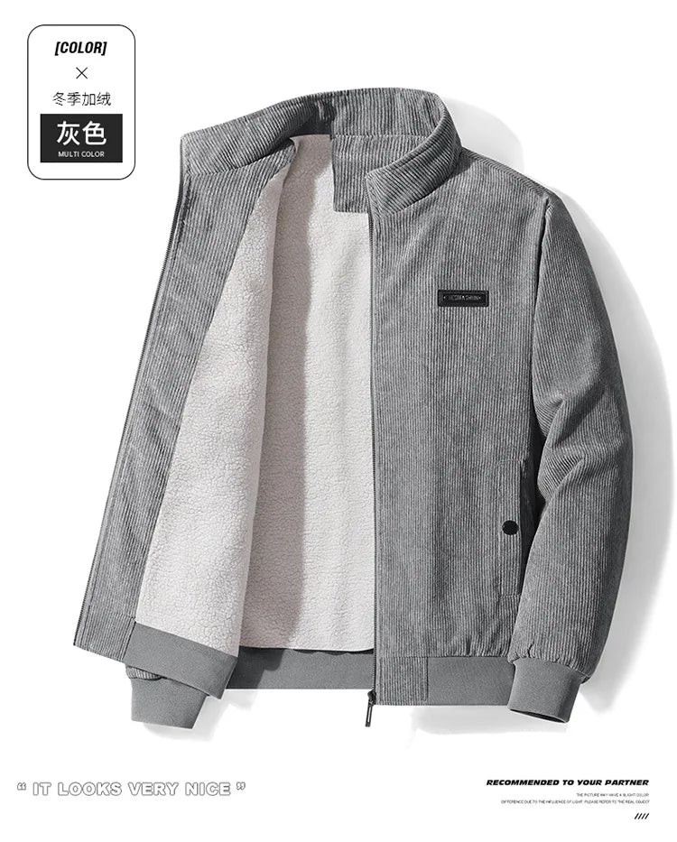 Winter Jacket Men's Thermal Jacket Men's Cold-proof Clothes Casual Outdoor Fattening Large Size Tooling Top Men's New Models