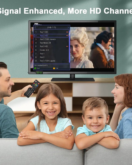 UBISHENG U3mini DVB T2 DVB C Digital TV Decoder HD Free TV Channels 7Days EPG TV Tuner for Spain France Itlay Columbia ect