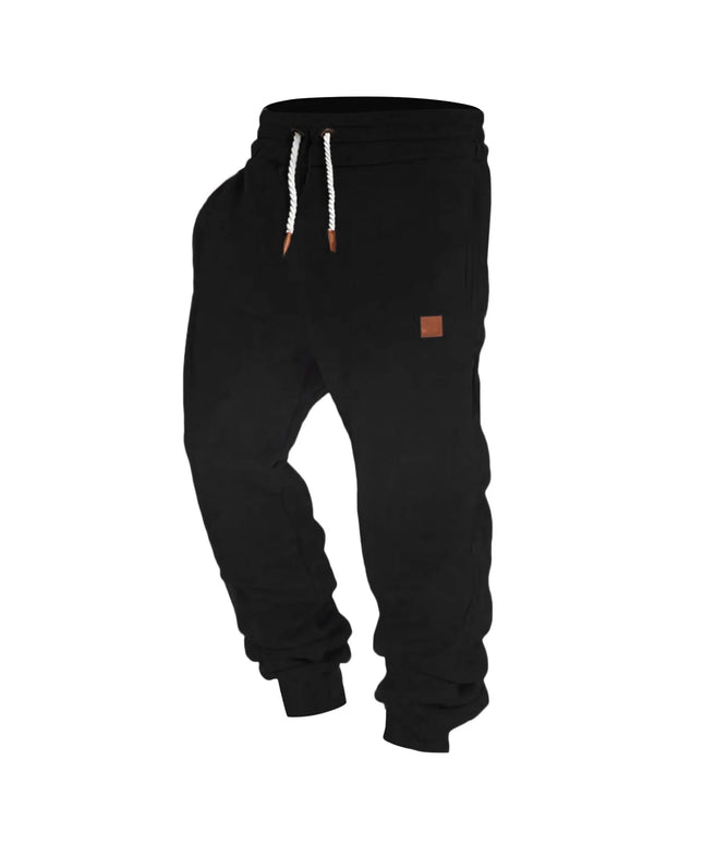 Autumn Winter Men Trainning Pants Fitness Solid Color Casual Pocket Sport Work Casual Trouser Male Jogging Running Pants 2024