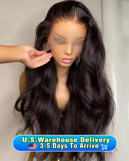 250 Density 30 40 Inch 13x6 Transparent HD Lace Frontal Body Wave Wigs Human Hair Remy 13x4 Lace Front Wig For Black Women