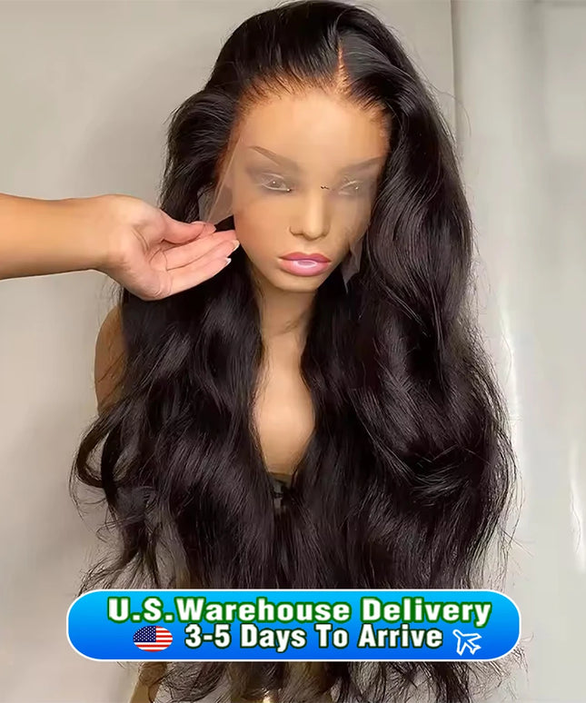 250 Density 30 40 Inch 13x6 Transparent HD Lace Frontal Body Wave Wigs Human Hair Remy 13x4 Lace Front Wig For Black Women