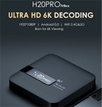 H20PRO Android TV Box Android 10.0 2GB 16GB 2.4&5G WIFI 4K Media Player TV Box Android Play Store Very Fast 1080P Set Top Box