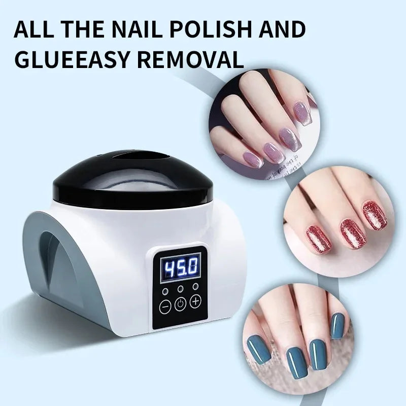 Electric Steam Gel Nail Remover Armor Removal Tool Acrylic Nail Polish Removal Box Nail Tools Home Beauty Salon Nail Remover