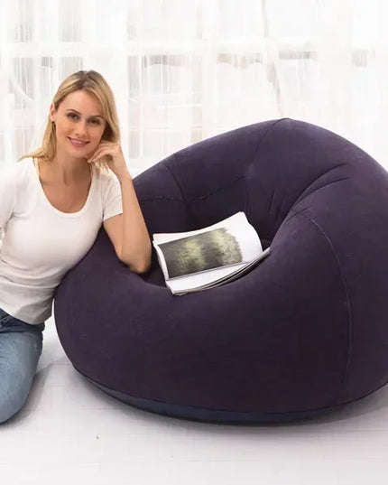 Large Lazy Inflatable Sofa Chairs PVC Lounger Seat Bean Bag Sofas Pouf Puff Couch Tatami Living Room Supply